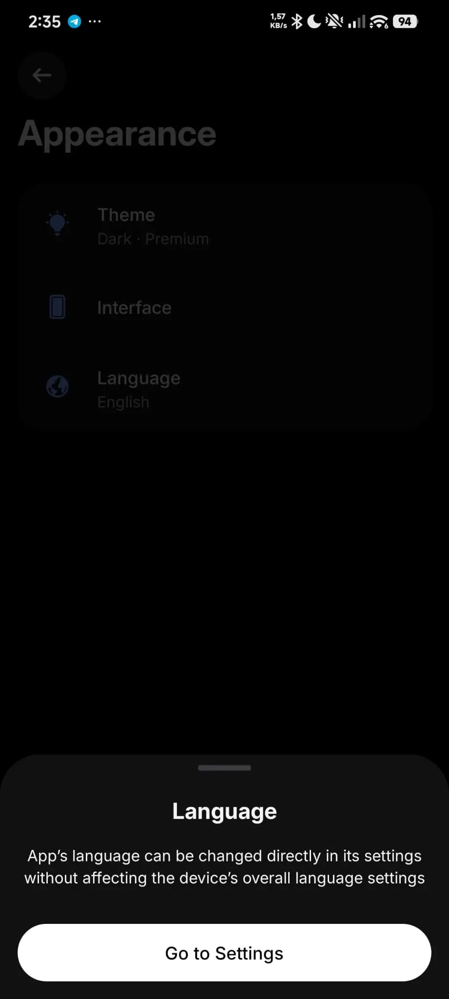 Paso 3: Cambia Language